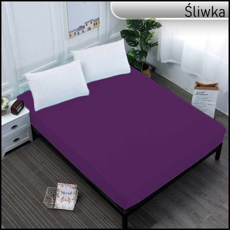 PRZEŚCIERADŁO JERSEY Z GUMKĄ 80x160 cm RULON