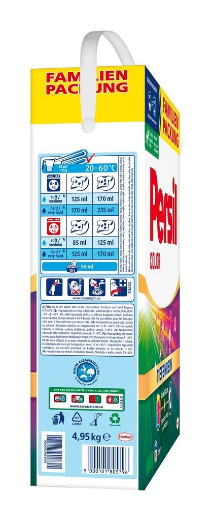 Persil Proszek do prania kolorowego Deep Clean Color box 90 prań 4,95kg