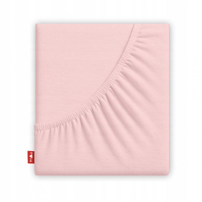 Prześcieradło 120x200 z Gumką GRUBA Bawełna Premium Bok 30 cm Pudrowy róż