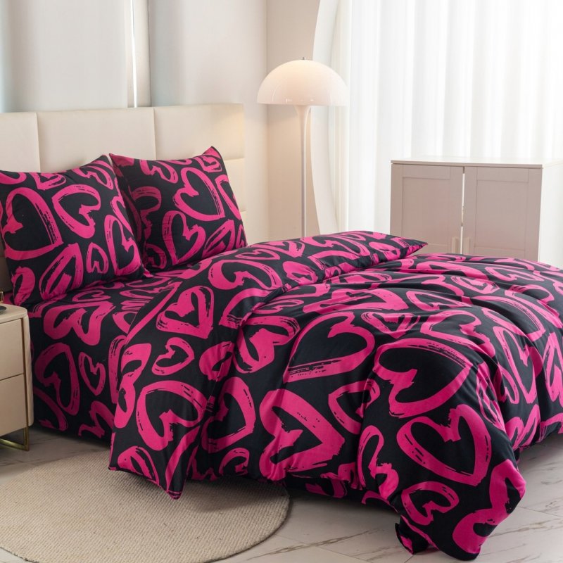 POŚCIEL 160x200 BAWEŁNA KOMPLET POŚCIELI BAWEŁNIANEJ + 2 POSZEWKI A-3018