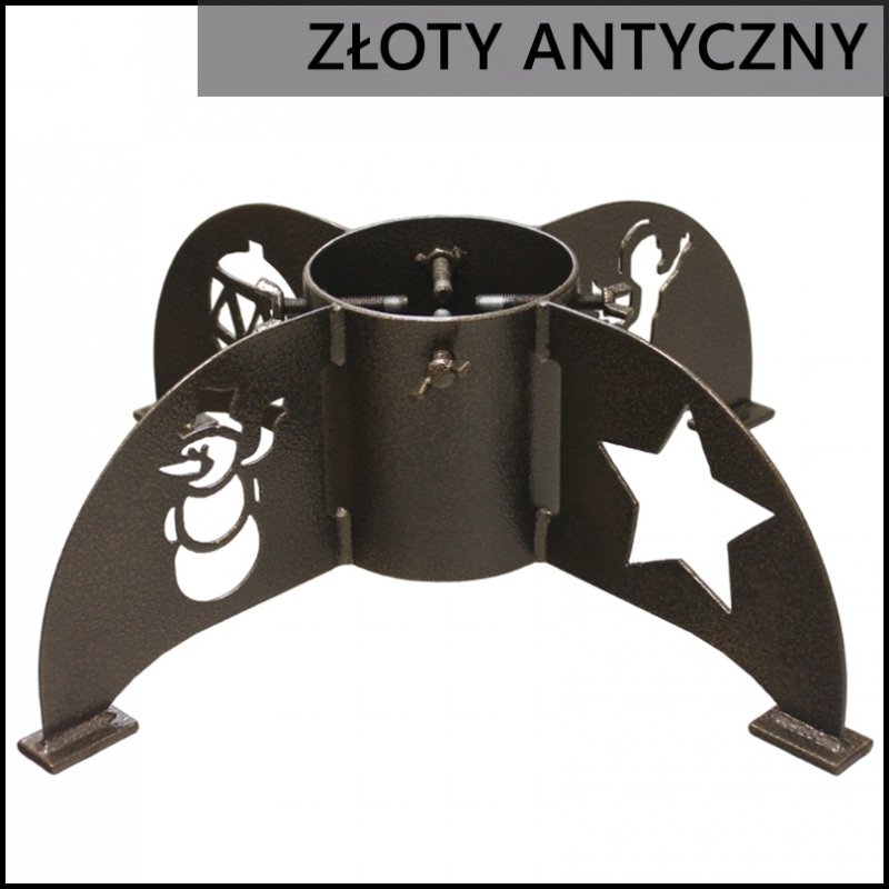 STOJAK POD CHOINKĘ METALOWY OKRĄGŁY BAŁWANEK