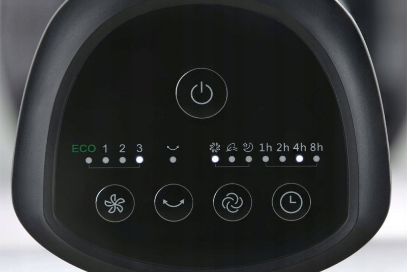 Wentylator kolumnowy Götze & Jensen FN750 czarny 45 W 4 poziomy mocy