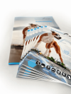 katalog A5, druk pełnokolorowy obustronny 4+4, na papierze kredowym, kreda 130 g, 12 str., 500 sztuk