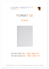 plakat B2, druk UV 4+0, na papierze satynowym 200 g - 2 sztuk