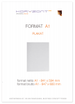 plakat A1 - foliowany 1+0, druk jednostronny 4+0, na papierze kredowym 170 g, 50 sztuk