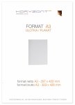 Szablon formatu A3 - netto / brutto. 297 x 420 mm. Plik pdf do pobrania.