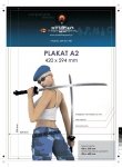 kalendarze planszowe A2 - 250 g, druk jednostronny, pełnokolorowy 4+0, na papierze kredowym, listwy z zawieszką góra dół po krótkim boku, 1000 sztuk