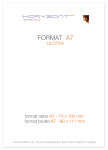 ulotka A7, druk pełnokolorowy obustronny 4+4, na papierze offset/preprint 90g, 100 sztuk  