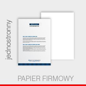 papier firmowy A4, jednostronny, 90 g preprint
