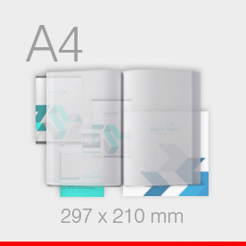 A4 - 210 x 297 mm