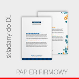 papier firmowy, A4 składany do DL, offset 170 g 