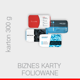 karty foliowane - karton 300 g