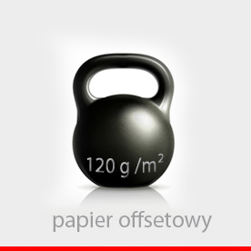 papier offsetowy 120 g, druk 4+4