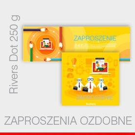 ZAPROSZENIA - ozdobny Rives 