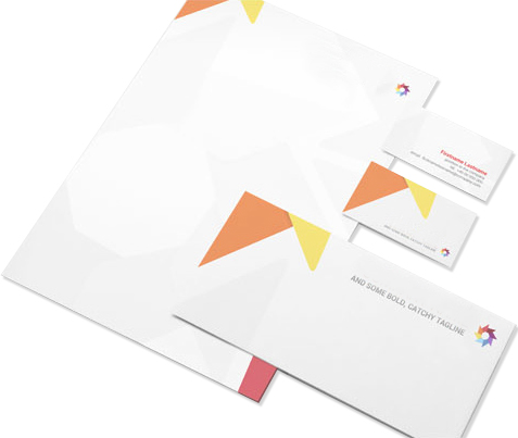 papier firmowy A4, druk pełnokolorowy obustronny 4+4, na papierze offset / preprint 90 g - 5000 sztuk