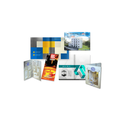 ulotka 2xDL składana do DL, druk pełnokolorowy obustronny 4+4, na papierze kredowym, 130 g, 500 sztuk  