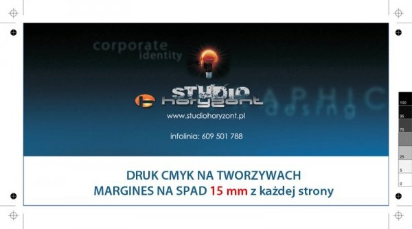 PCV spienione 8 mm, 1 x 0,50 m, Druk jednostronny kolorowy 4+0, Docięcie do formatu - 1 szt.