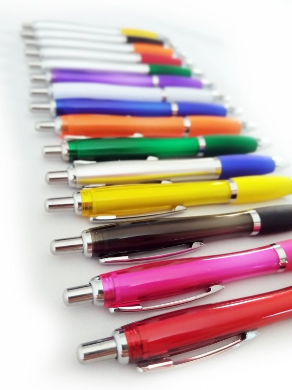 długopis SLUM COLOR do nadruku, nadruk Pantone z palety do wyboru 1+0 - 100 sztuk