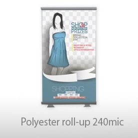 roll-up 100 x 200 cm, druk 4+0, wydruk + urządzenie - 10 szt.