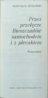 Władysław Krygowski • Przez przełęcze Bieszczadów samochodem i z plecakiem