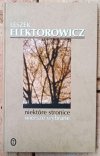 Leszek Elektorowicz • Niektóre stronice. Wiersze wybrane