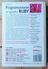 Dave Thomas  Programowanie w języku Ruby - okładka