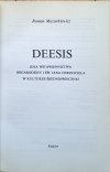 Roman Mazurkiewicz • Deesis. Idea wstawiennictwa Bogarodzicy i św. Jana Chrzciciela w kulturze średniowiecznej  - strona tytułowa
