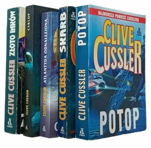 Clive Cussler x5 • Cyklop - Potop - Złoto Inków i inne | komplet