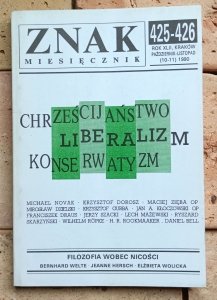  Znak 10-11/1990 - Chrześcijaństwo. Liberalizm. Konserwatyzm | Michael Novak