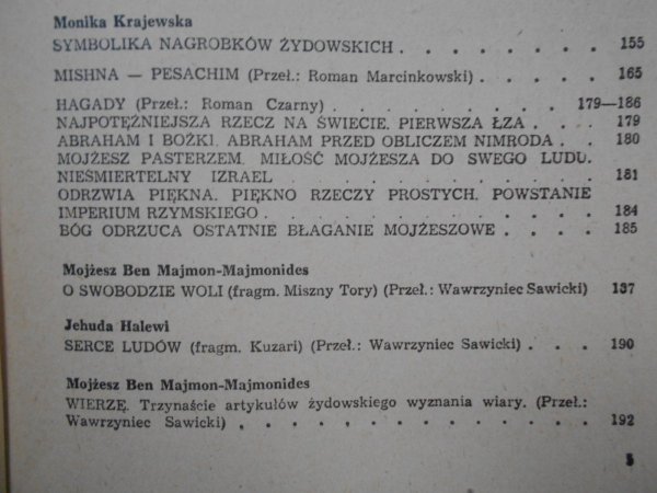 Antologia • Judaizm. Mitologia żydów. Hagady