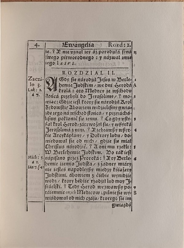 Okładka książki Nowy Testament autorstwa Jakub Wujek - fragment