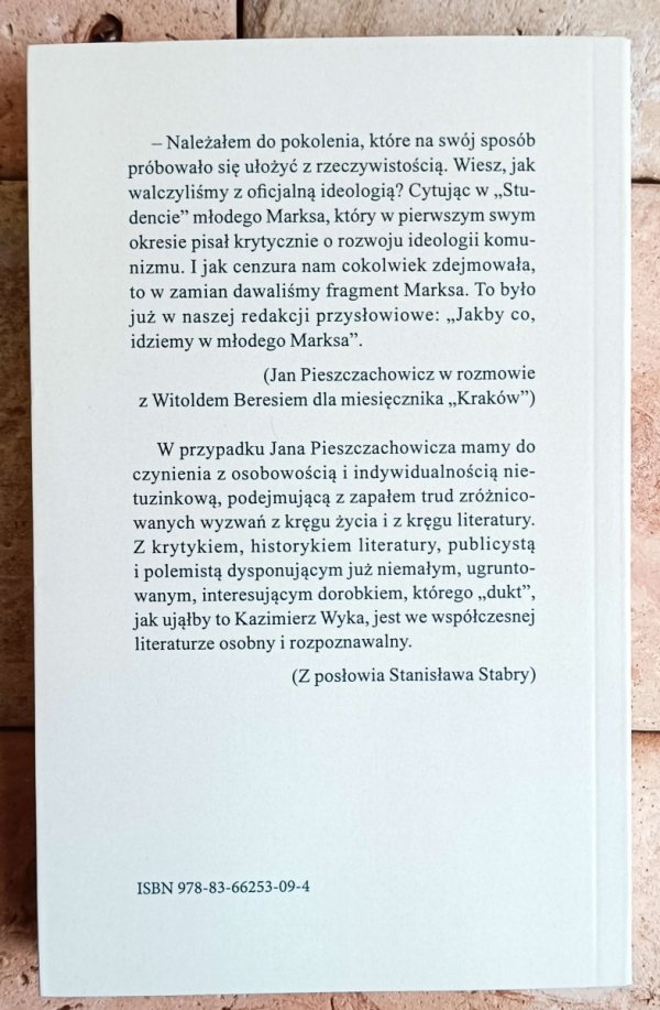 Jan Pieszczachowicz  Było nie minęło - okładka