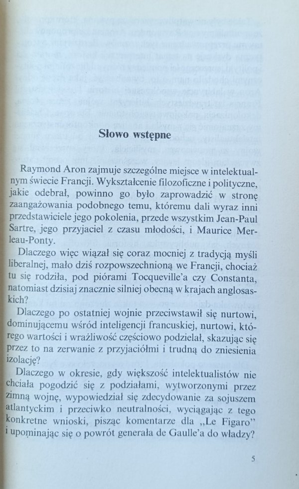 Raymond Aron  Widz i uczestnik 