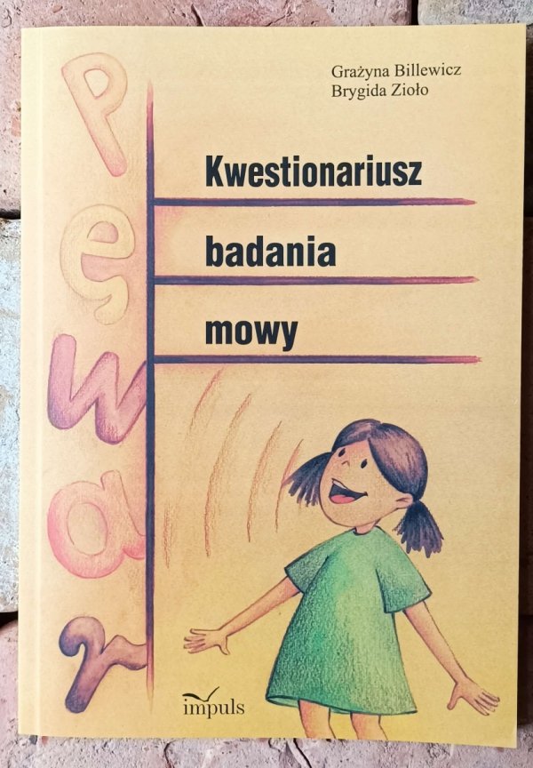 Grażyna Billewicz Kwestionariusz badania mowy - okładka