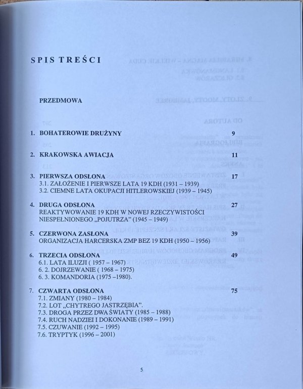 Jerzy Komorowski Niepokornych Droga do Orłów  -  spis treści