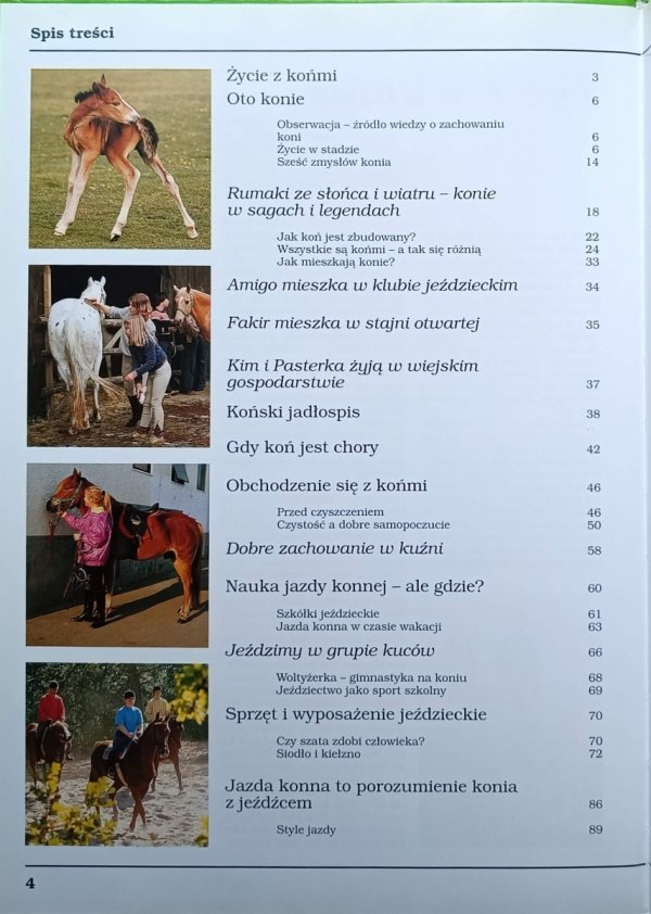 Christiane Gohl Jazda konna - spis treści