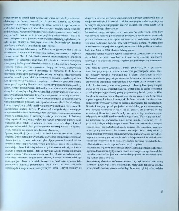 Maria Otto-Michałowska  Gotyckie malarstwo tablicowe w Polsce [W kręgu sztuki] - fragment