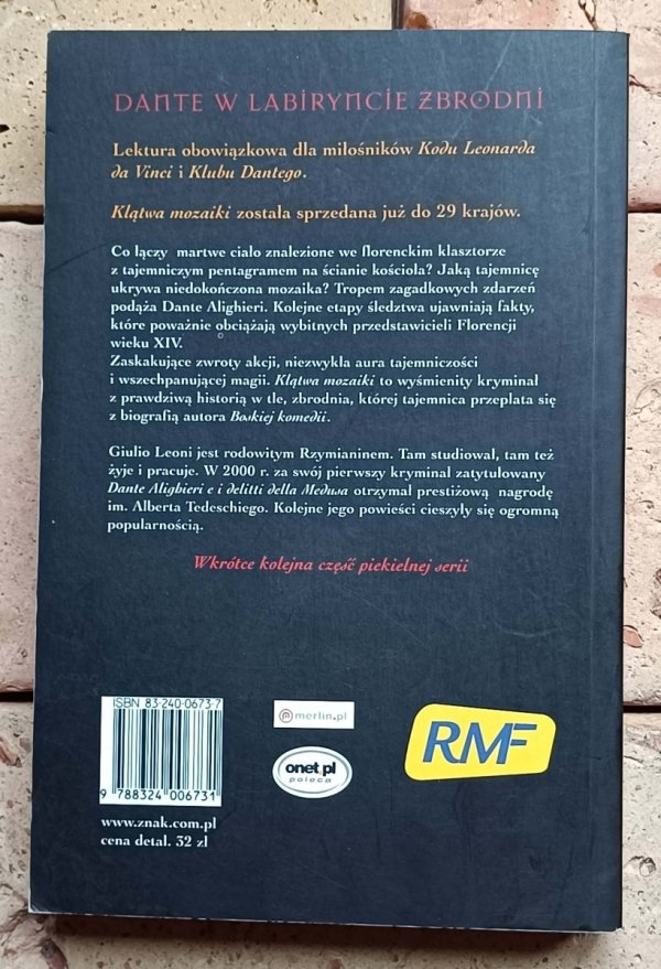 Giulio Leoni - Klątwa mozaiki