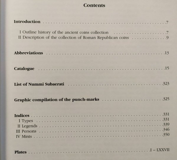 Janina Wiercińska Coins of the Roman Republic. Catalogue of Ancient Coins in the National Museum in Warsaw