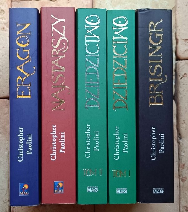 Christopher Paolini - Eragon - Najstarszy - Brisinger - Dziedzictwo [komplet] - okładka