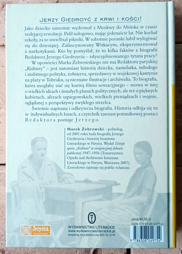 Marek Żebrowski • Jerzy Giedroyć. Życie przed &quot;Kulturą&quot;  - okładka