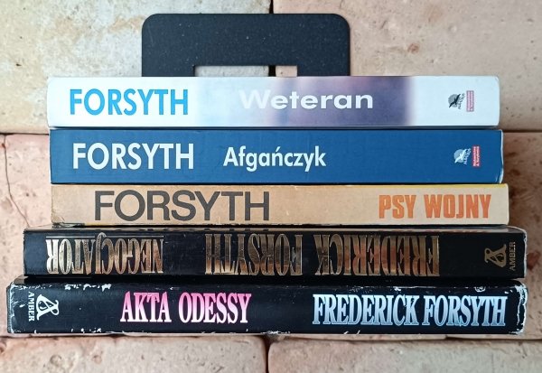 Frederick Forsyth x5 • Afgańczyk - Psy wojny - Weteran i inne | komplet - okładka