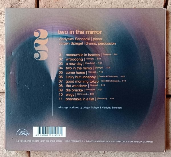 Vladyslav Sendecki &amp; Jurgen Spiegel - Two In The Mirror - CD