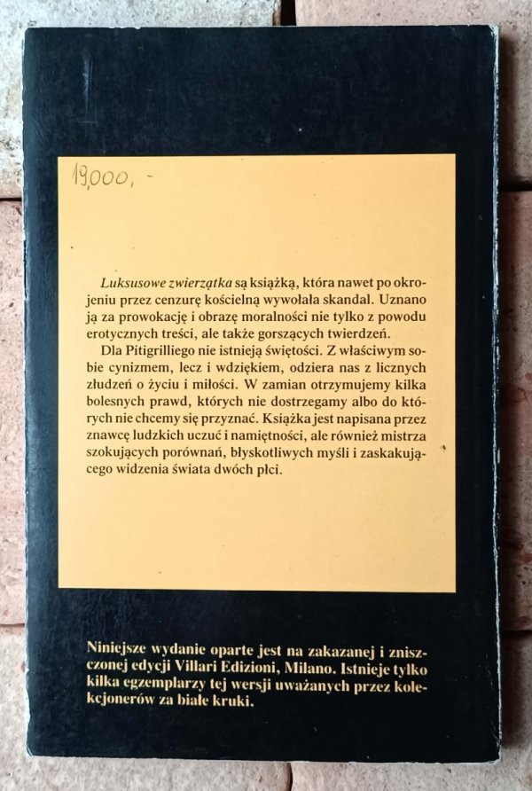 Pitigrilli • Luksusowe zwierzątka - okładka