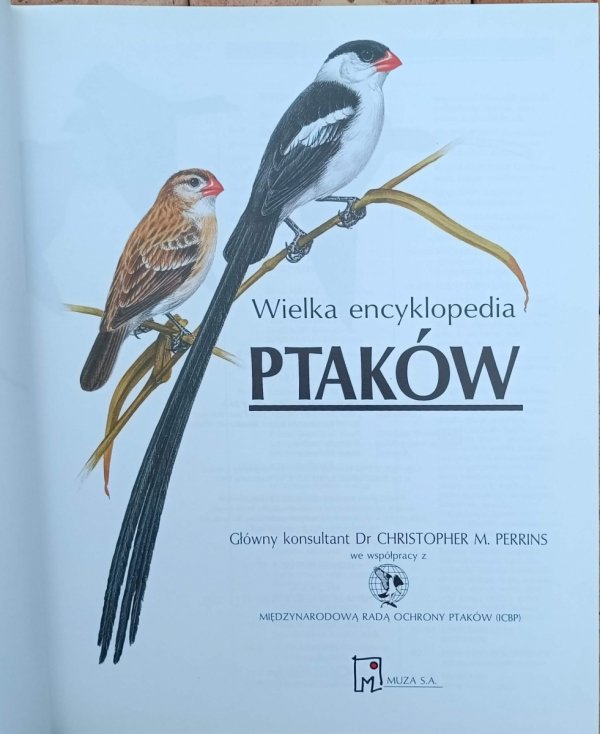 Christopher Perrins • Ilustrowana encyklopedia ptaków. Przewodnik po świecie ptaków - strona tytułowa
