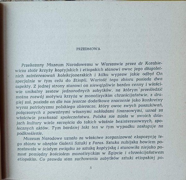 Wacław Korabiewicz Krzyż koptyjski i jego naśladownictwa - przedmowa