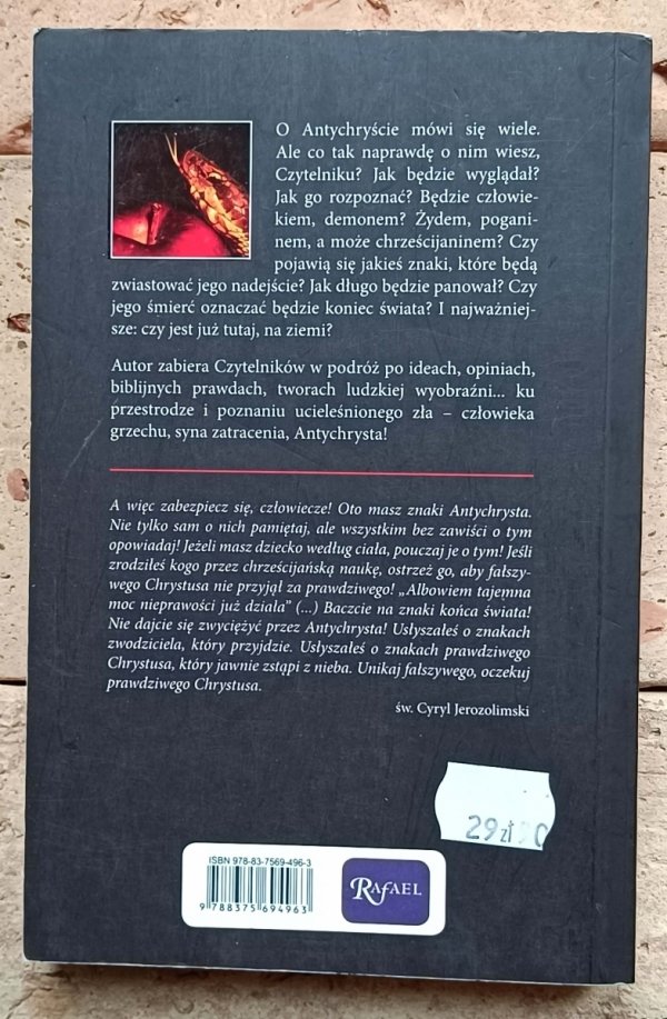 Henryk Bejda - Antychryst. Narodziny i upadek - okładka