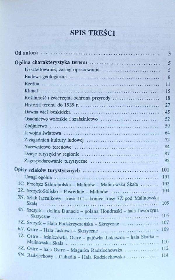 Mirosław Barański - Pasmo Baraniej Góry | Beskid Śląski - spis treści