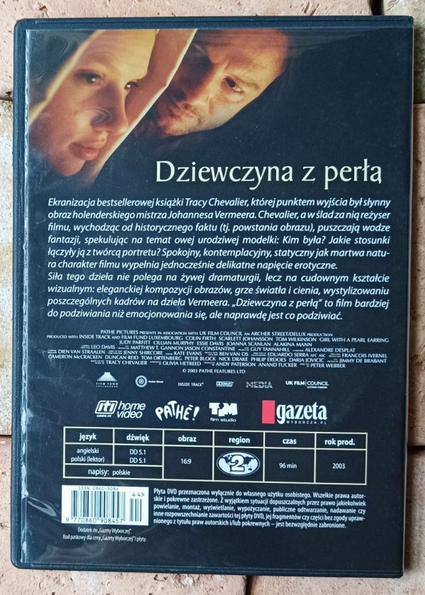 Peter Webber • Dziewczyna z perłą • DVD