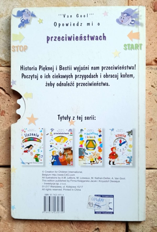 Van Gool - Opowiedz mi o przeciwieństwach  - okładka